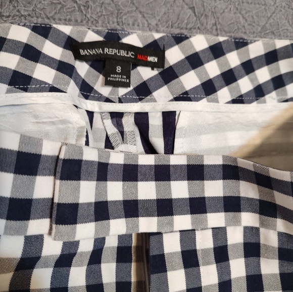 Banana Republic Mad Men Gingham Crop Pants | Limited Edition Collection - Picture 2 of 5